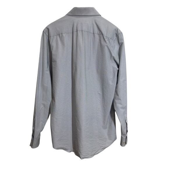 Kenneth Cole Men 16 34/35 Slim Fit Ultra Performance Stretch Dobby Diamond Shirt - Picture 8 of 8